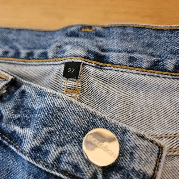 Goldsign 27×30 The Nineties Boot High-Rise Bootcut Jean Saunton Vintage Wash - Picture 6 of 16